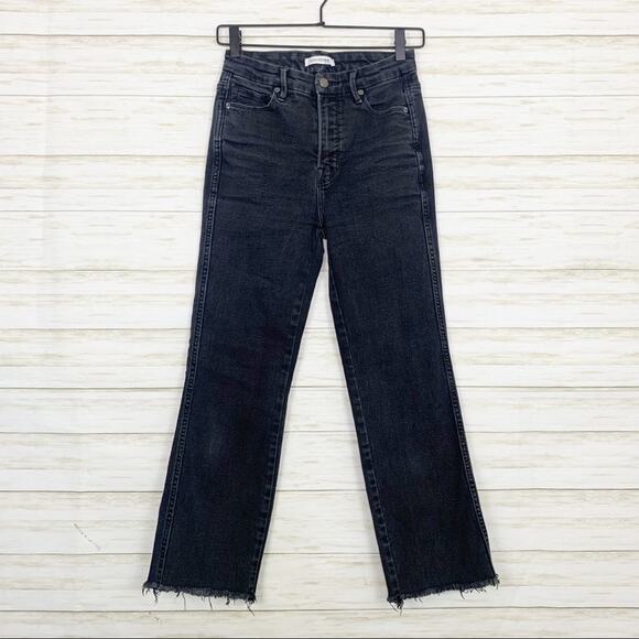 Good American Good Curve High Rise Straight Leg Jeans - Picture 1 of 8